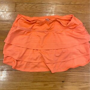 3/$15 ❤️ Athleta running skirt. Orange.